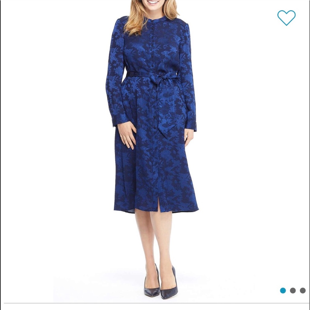 Gal Meets Glam Blue dress NWT